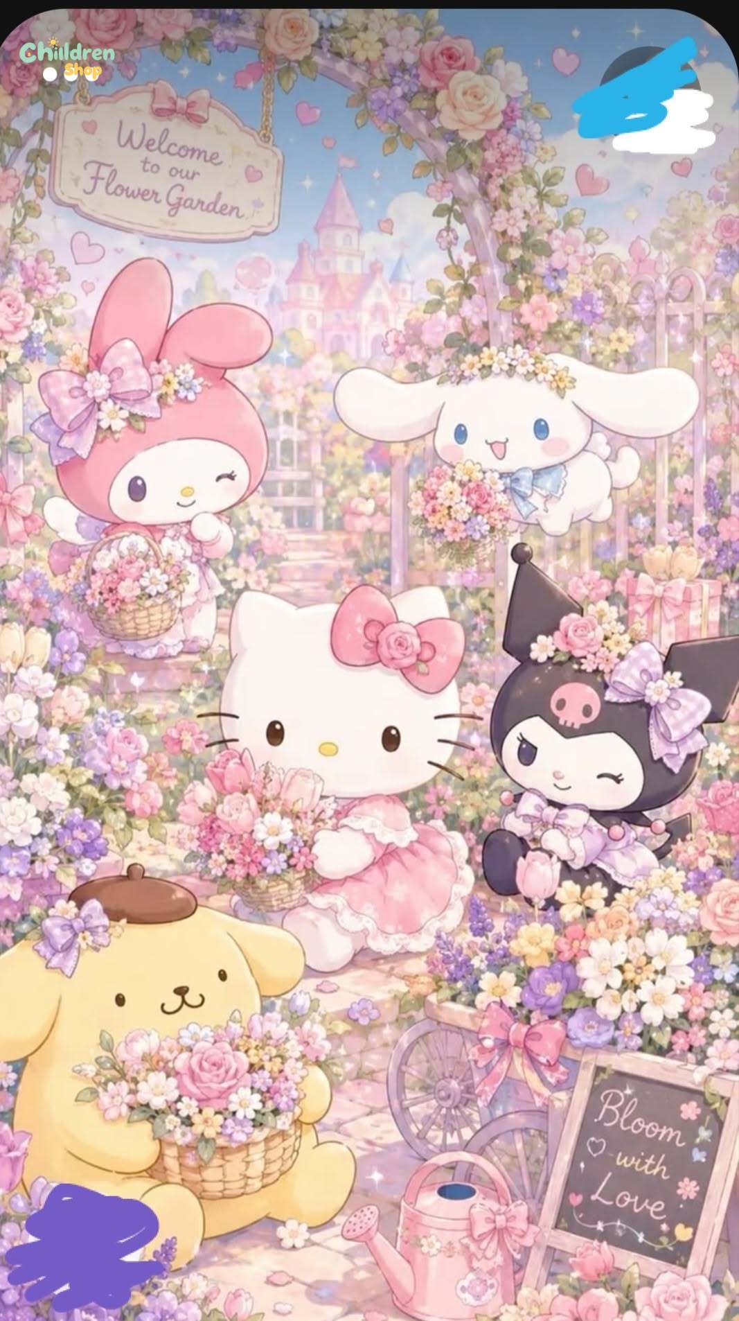 Resin Art All - Lindo diseño de Sanrio All-Star, un