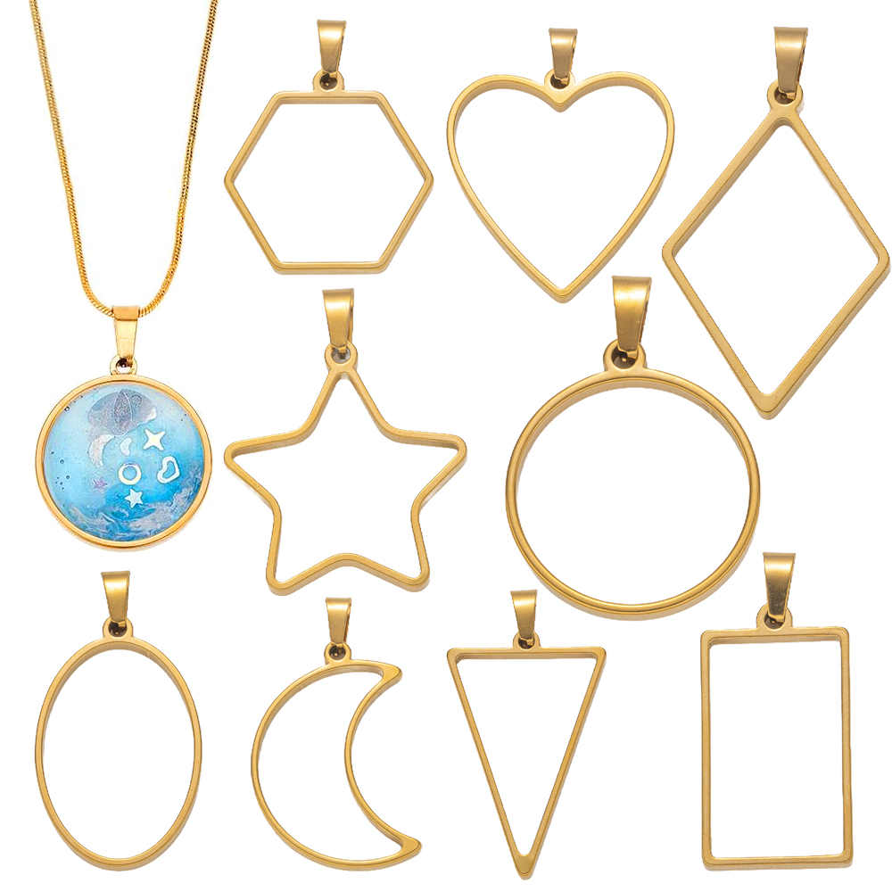 Resin Art Jewellery Kit - Moldes de resina con parte trasera