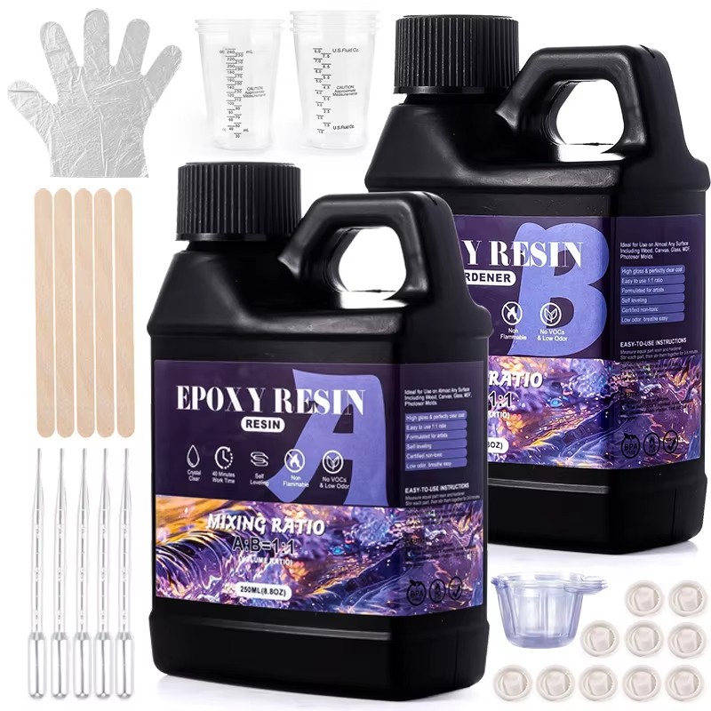 Resin Art Liquid - Kit de resina Epoxy 1:1 Easy