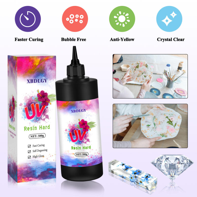 Pegamento duro de resina UV de - Resin Art Lamp reseña y precio