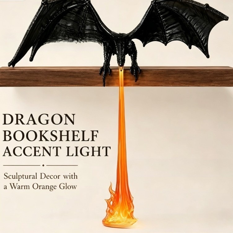 Lámpara de Dragón que Escupe F - Resin Art Lamp reseña y precio