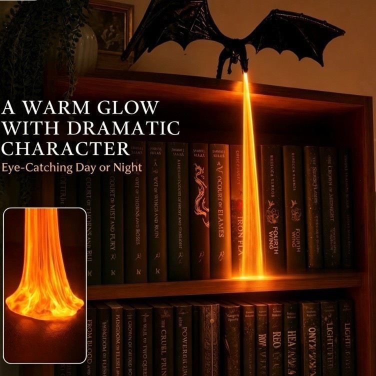 Lámpara de Dragón que Escupe F - Resin Art Lamp reseña y precio