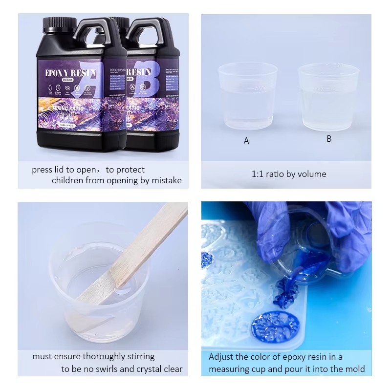 Kit de resina Epoxy 1:1 Easy M - Resin Art Liquid reseña y precio