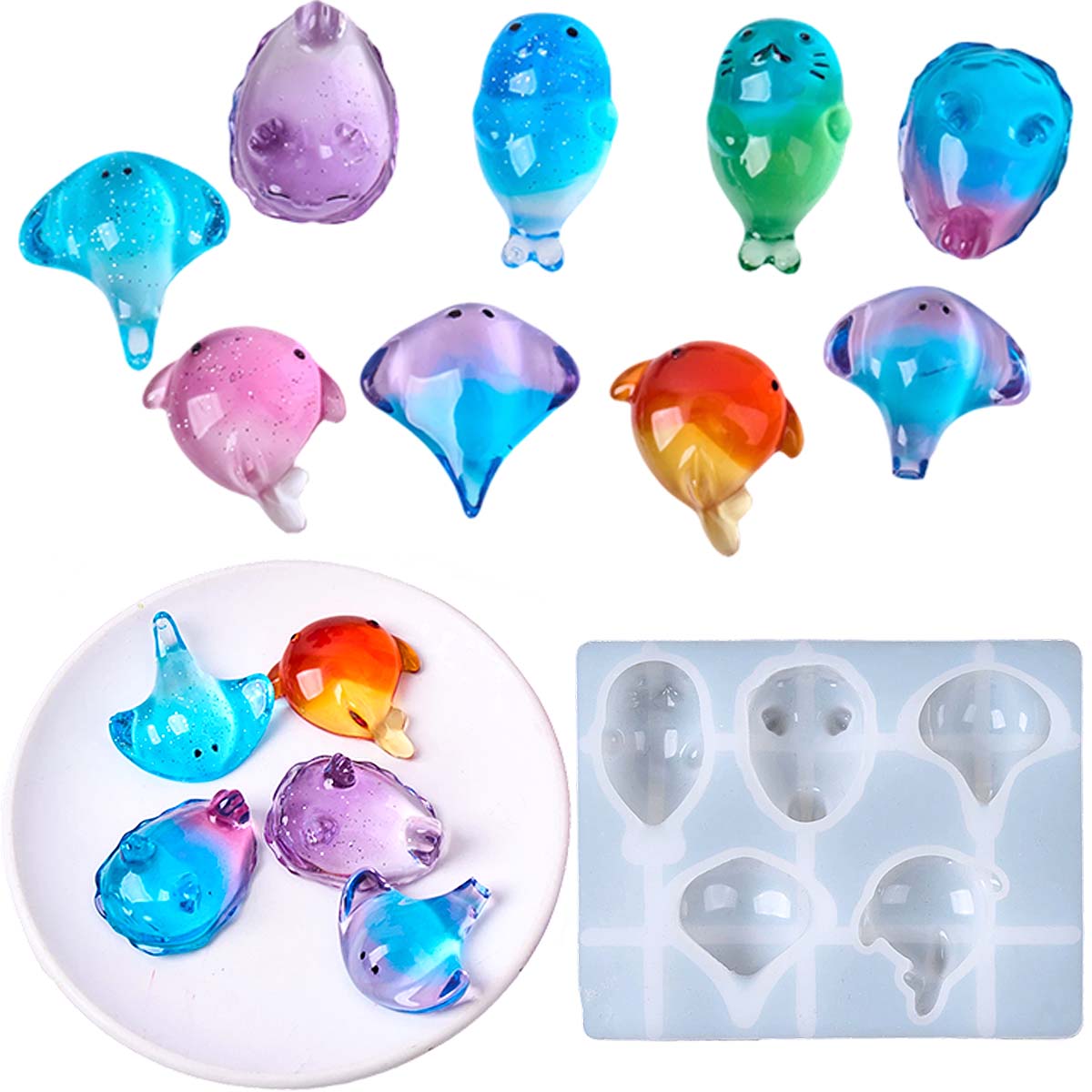 Molde de silicona 3D de rayo m - Resin Art A Keychain reseña y precio