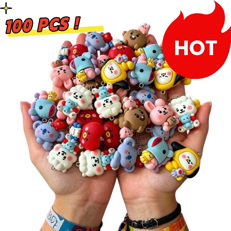 7 piezas de dijes de resina BT - Resin Art Products reseña y precio