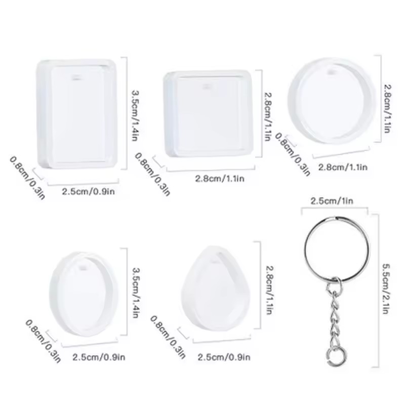 Kit de 20 piezas para crear ll - Resin Art A Keychain reseña y precio