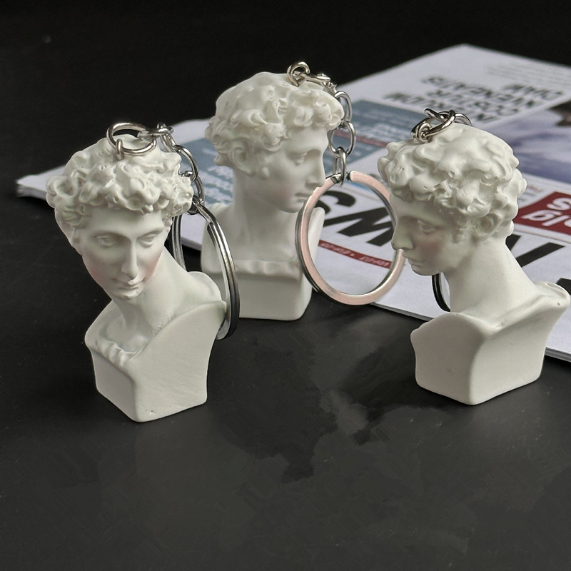 Mini llavero de estatua de yes - Resin Art A Keychain reseña y precio