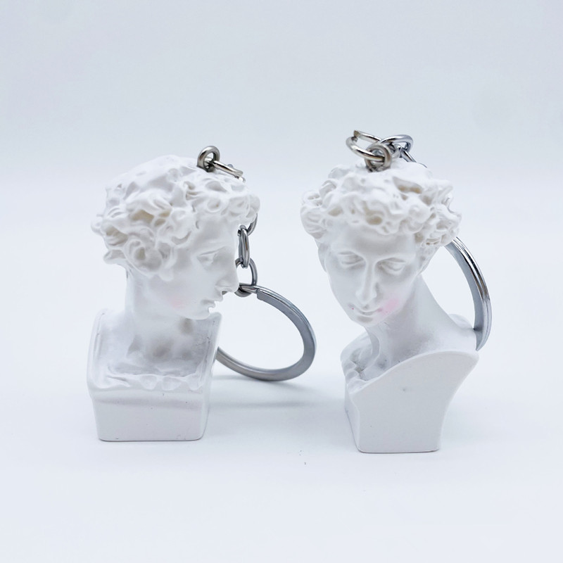 Mini llavero de estatua de yes - Resin Art A Keychain reseña y precio