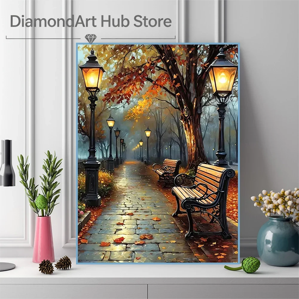Kit de pintura con diamantes 5 - Resin Art Lamp reseña y precio