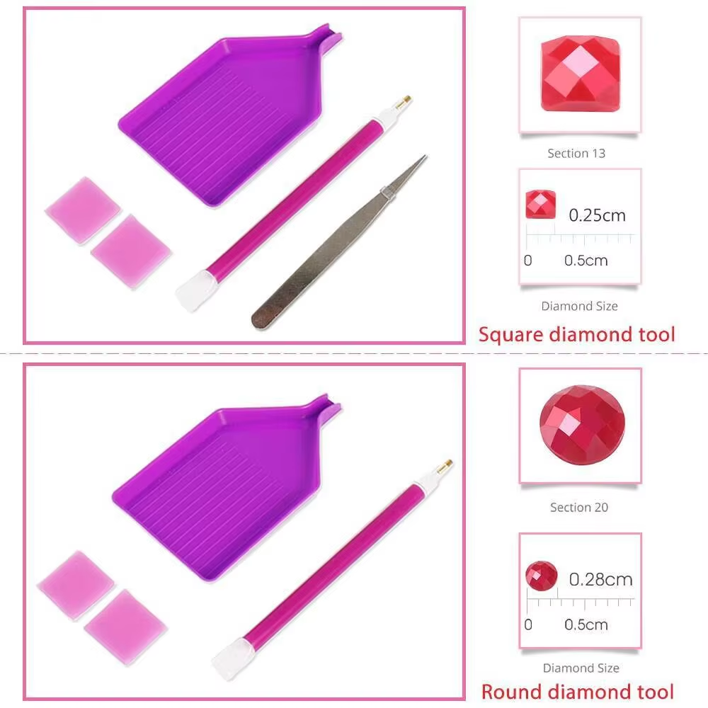 Kit de pintura con diamantes 5 - Resin Art Lamp reseña y precio